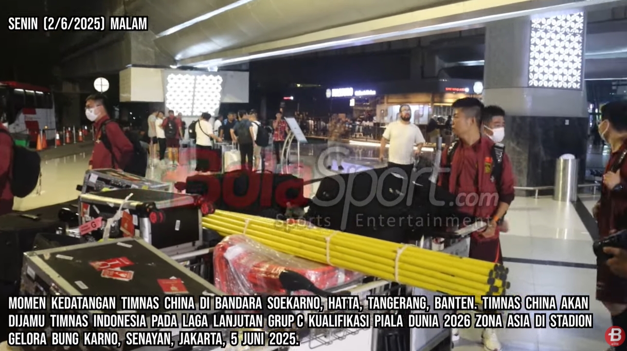 印尼媒體9分鐘跟拍國足抵達視頻，不由感嘆：裝備齊整！