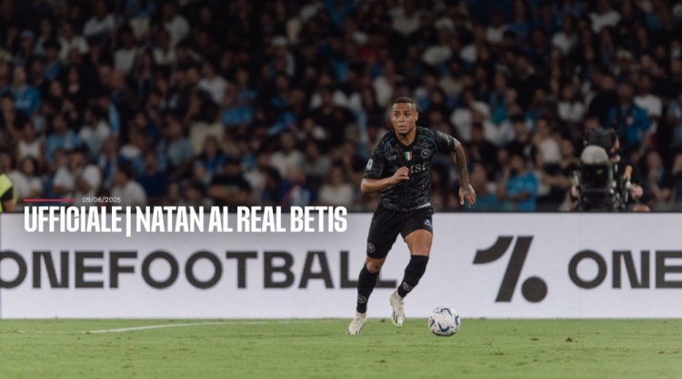 那不勒斯官方：貝蒂斯買(mǎi)斷24歲中衛納坦