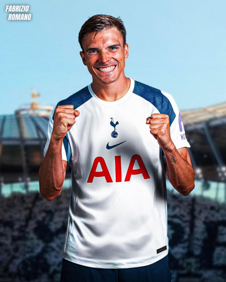 羅馬諾：帕利尼亞已完成租借加盟熱刺的體檢