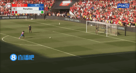 利物浦vs水晶宮點(diǎn)球大戰第2罰，埃澤點(diǎn)球被阿利森撲出！
