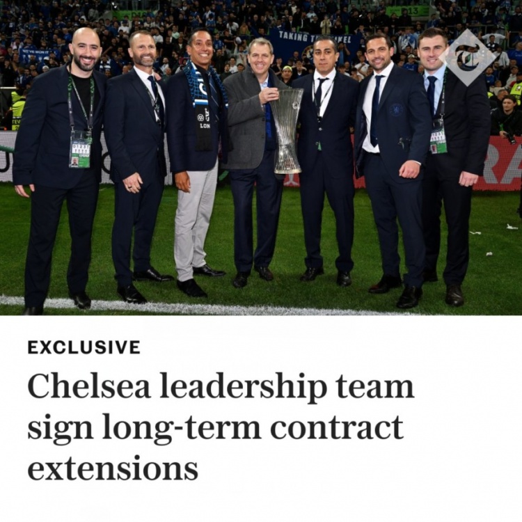 電訊報：切爾西續約體育總監和招募主管等4人，新合同直到2031年