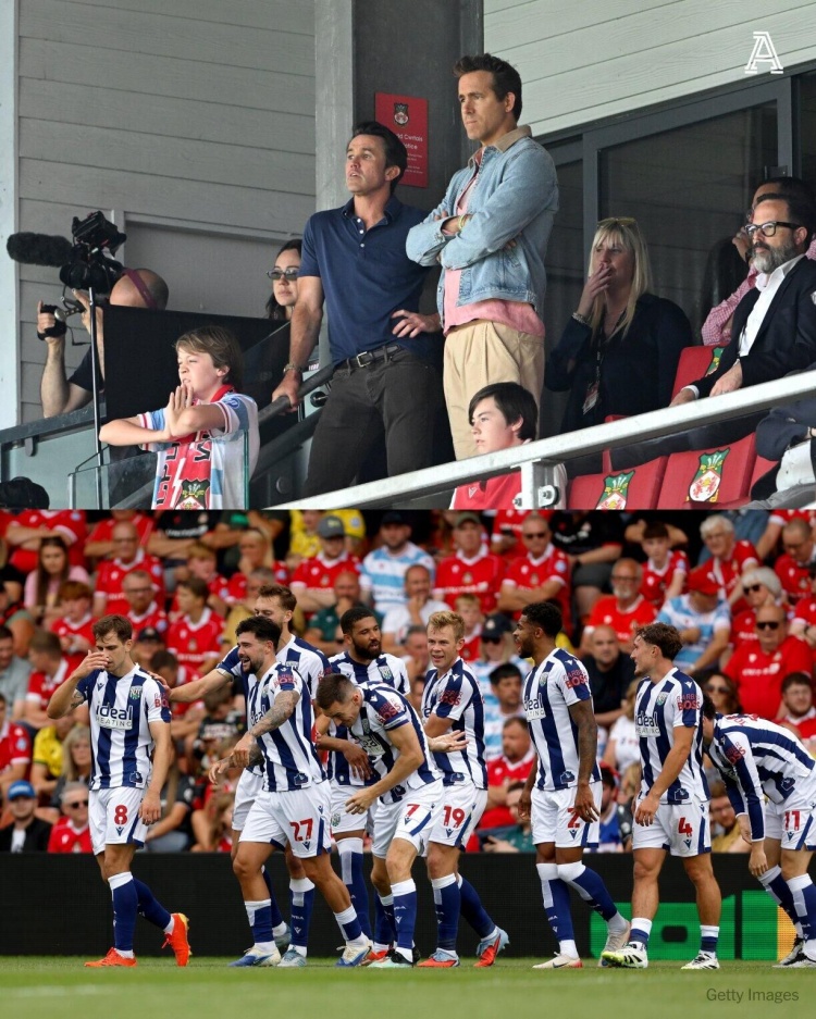 死侍現身雷克斯漢姆英冠主場(chǎng)首秀：我們職責是當好小丑，講好故事