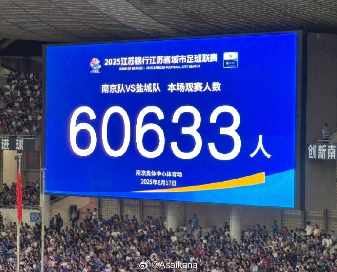 國家體育總局：蘇超單場(chǎng)上座超6萬(wàn)，帶動(dòng)江蘇多場(chǎng)景消費380億元