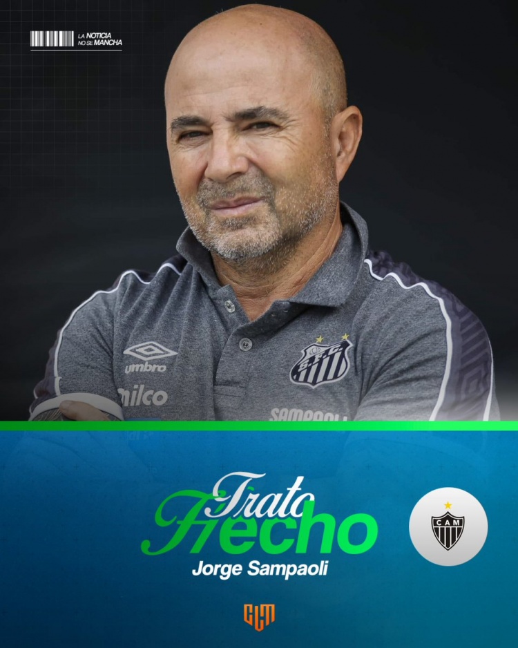 記者：桑保利將執教米內羅競技，簽約至2027年12月