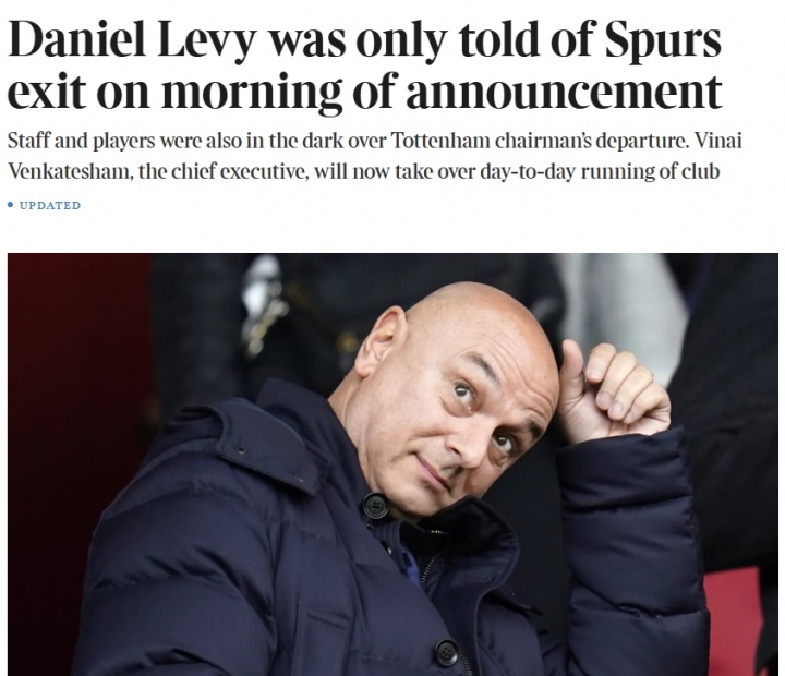 官宣前幾小時(shí)才得知！泰晤士：列維對離職很震驚，他周五還要開(kāi)會(huì )