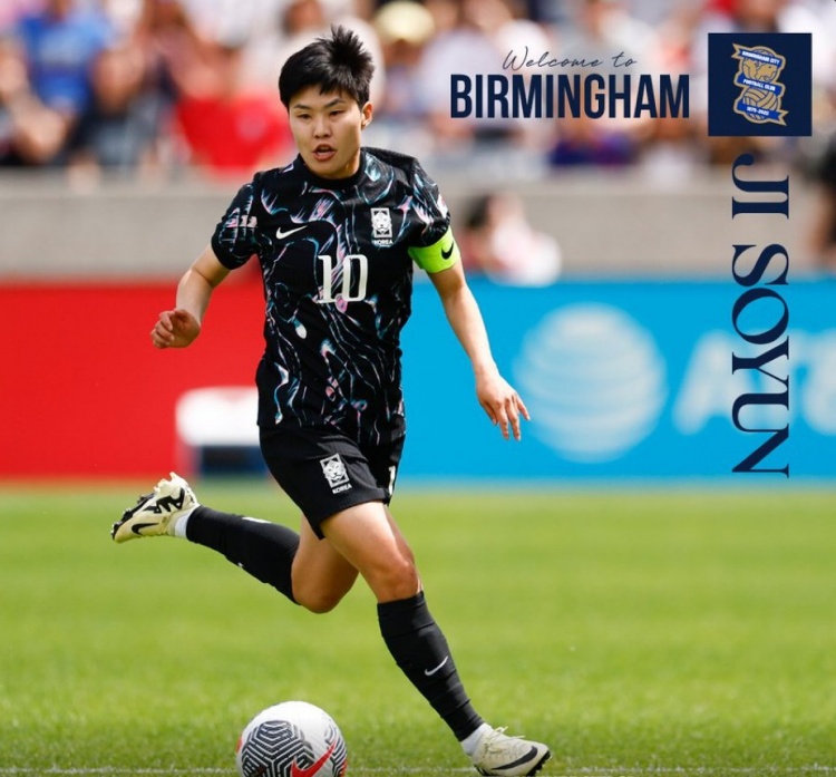 官方：34歲韓國女足隊長(cháng)池笑然租借加盟伯明翰女足
