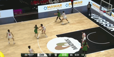 不容易！敘利亞U16女籃下半場(chǎng)被中國隊打出36-0之后終于得分