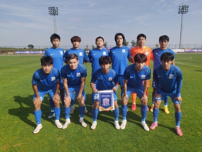 青少年精英聯(lián)賽（U21組）晉級賽第6輪，上海申花6-1戰勝昆明城星